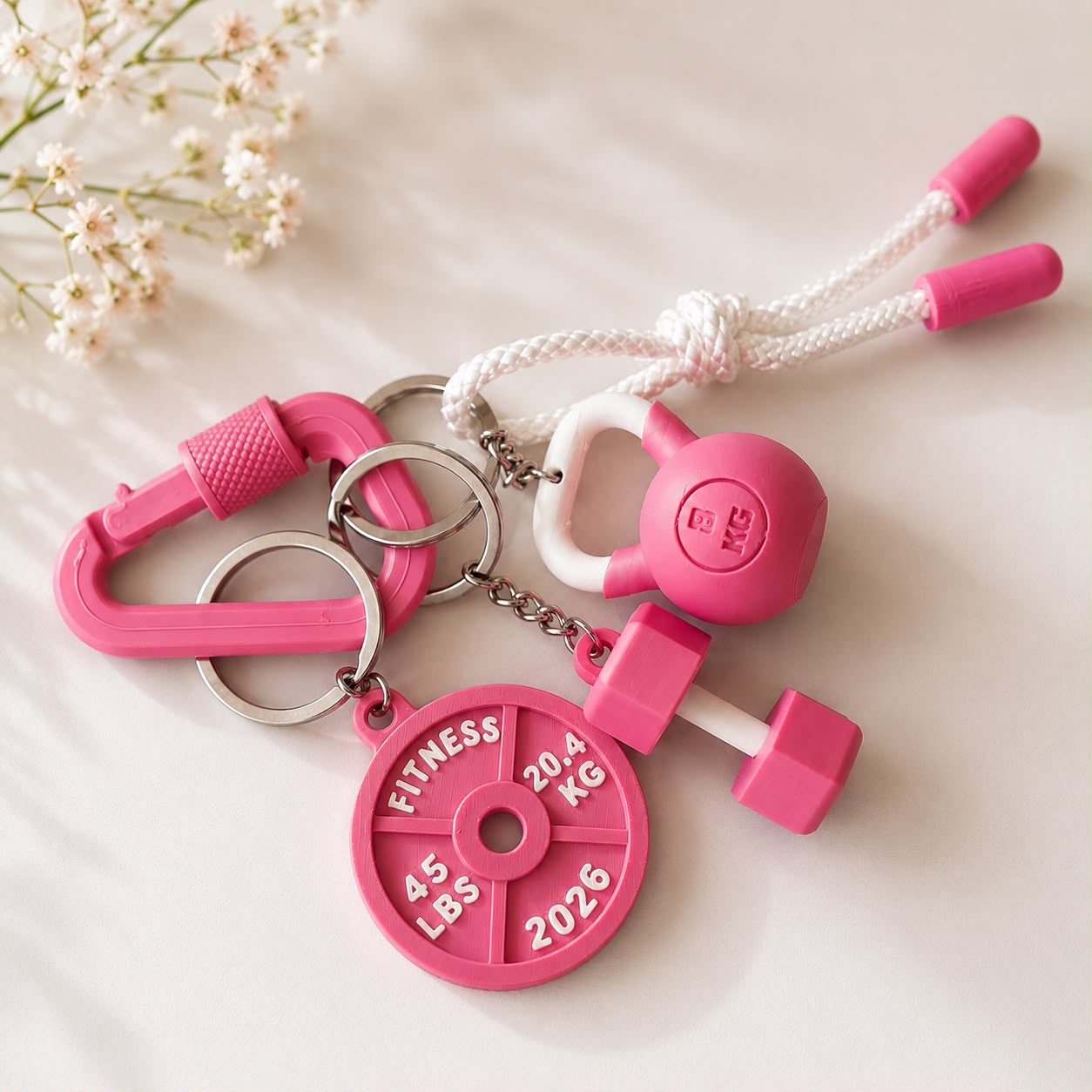 Kit Chaveiro Fitness