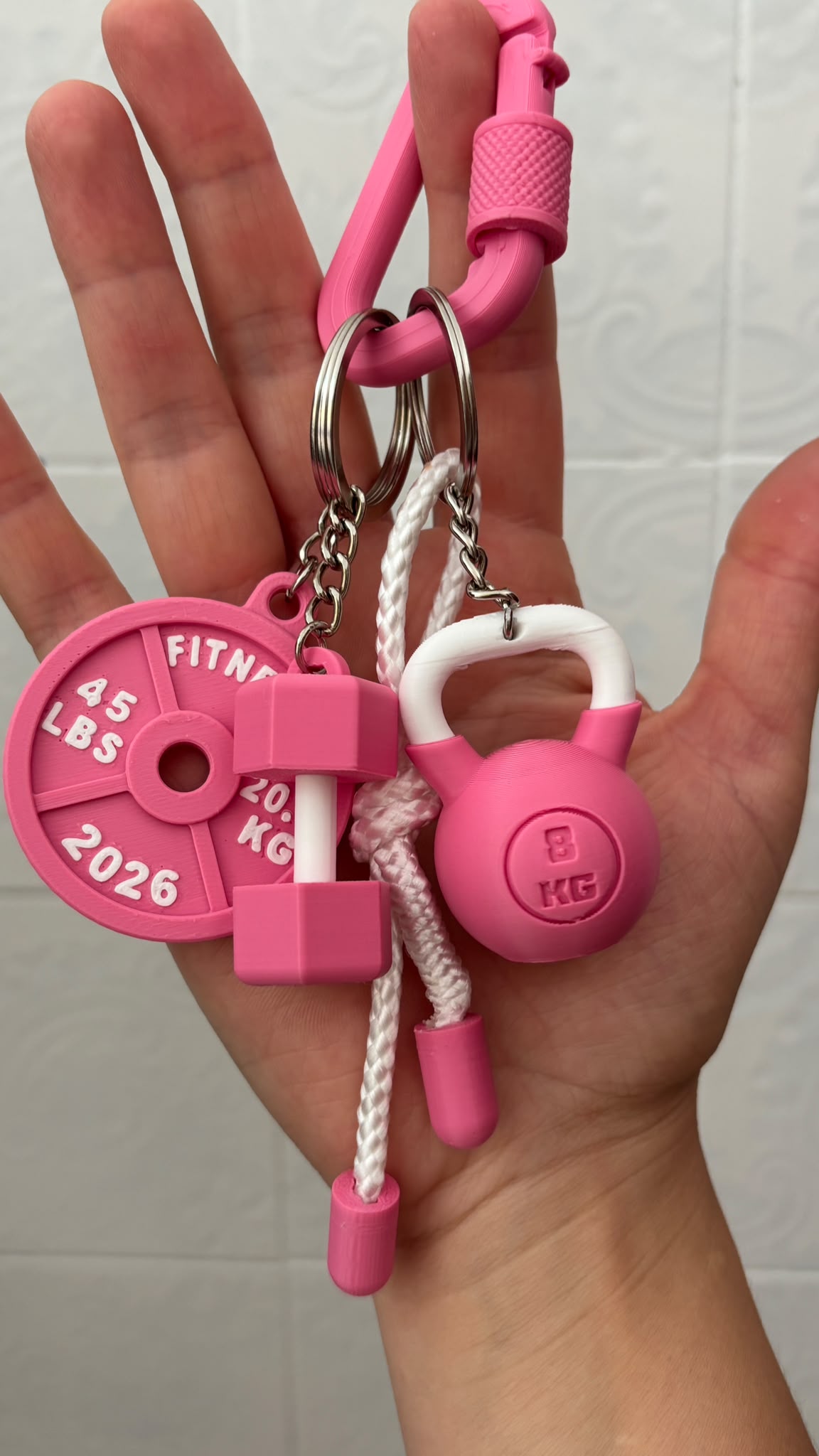 Kit Chaveiro Fitness