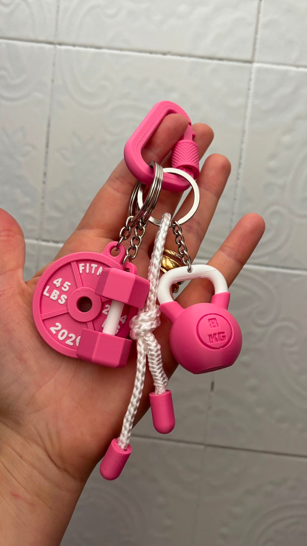 Kit Chaveiro Fitness